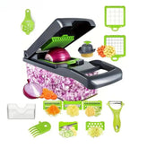 Picador de verduras, cortador profesional de mandolina 14 en 1