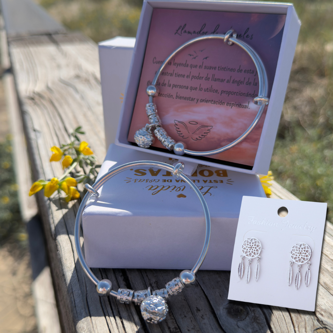 🎁(Pack 2 Pulseras) "Llamador de Ángeles” – Incluye Regalo