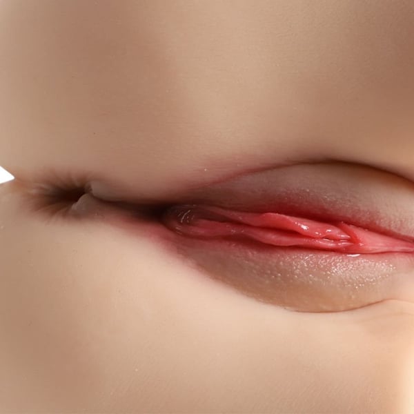 Masturbador Little Hole con forma de trasero con vagina y ano penetrables
