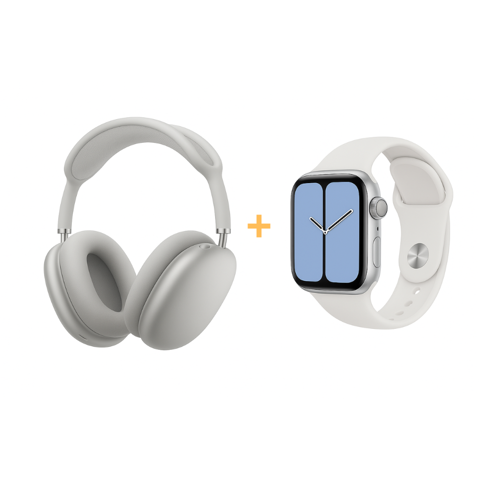 Auriculares PRO Max + Smartwatch: Tu nuevo estilo de vida en un kit